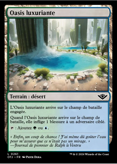 Oasis luxuriante