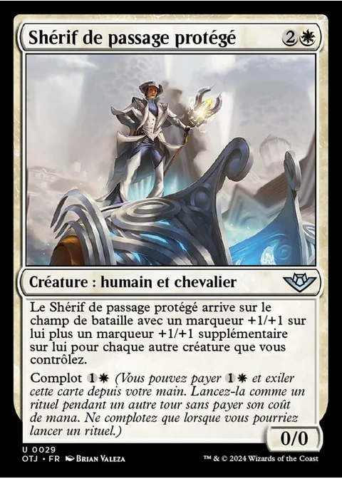 Shérif de passage protégé