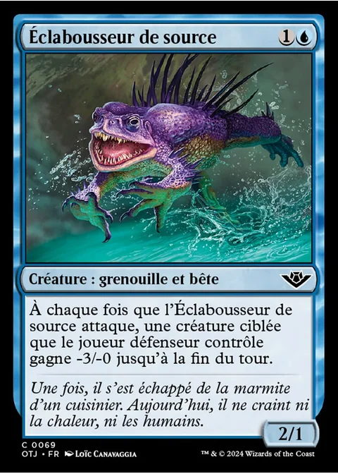 Éclabousseur de source