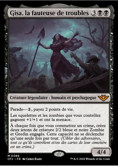 Gisa, la fauteuse de troubles