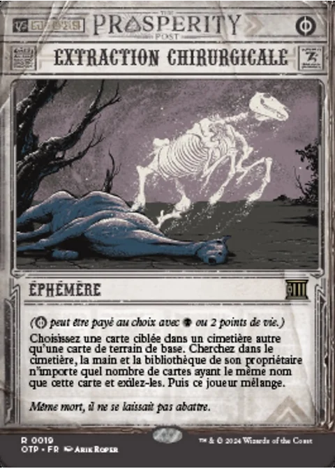 Extraction chirurgicale