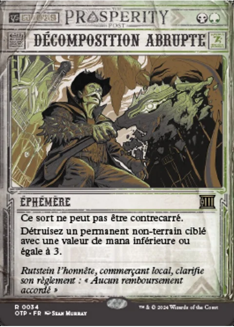 Décomposition abrupte