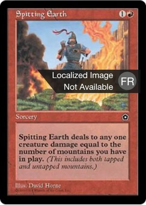 Expectoration tellurique