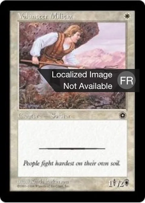 Volontaire de la milice