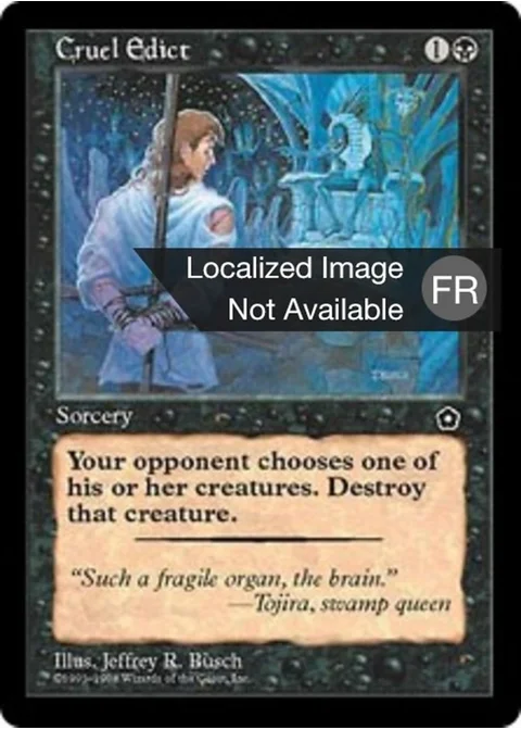 Édit cruel