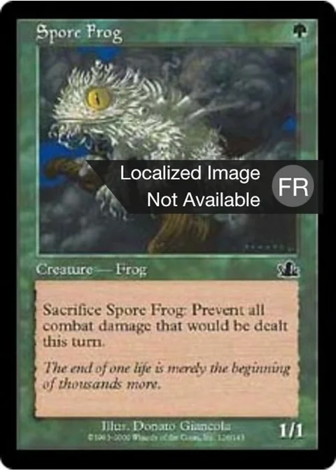 Grenouille à spores