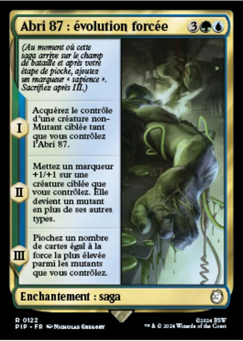 Abri 87 : évolution forcée