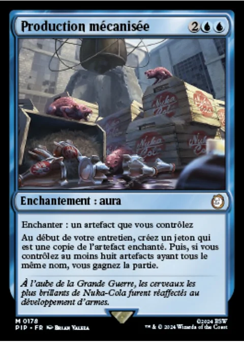 Production mécanisée