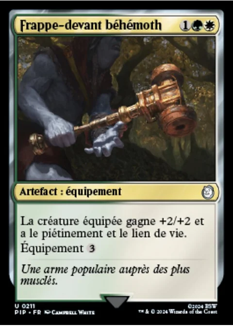 Frappe-devant béhémoth