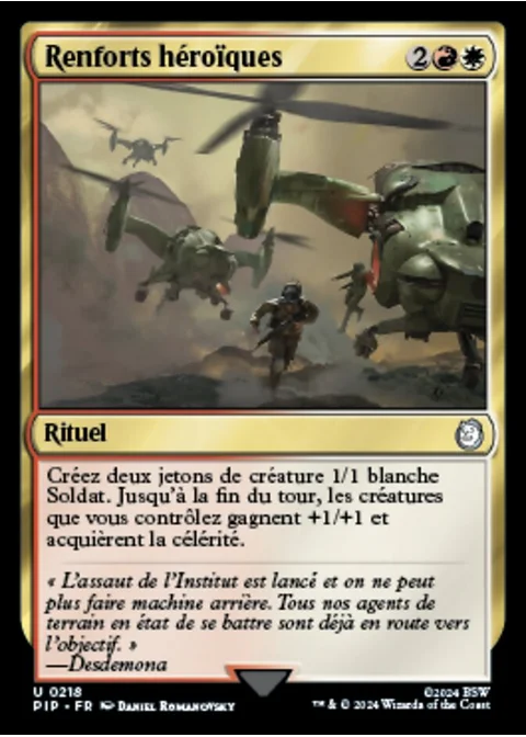 Renforts héroïques