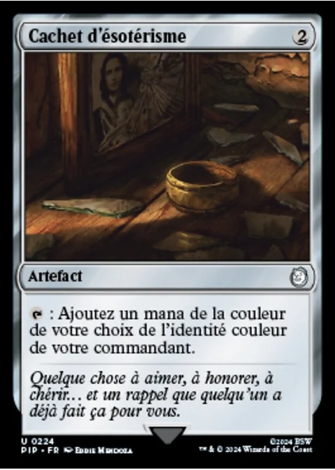 Cachet d'ésotérisme