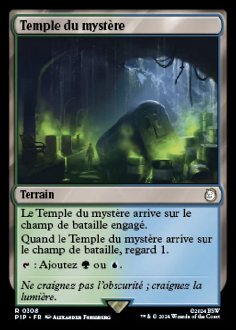 Temple du mystère
