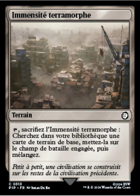 Immensité terramorphe