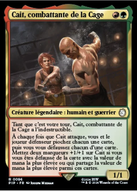 Cait, combattante de la Cage