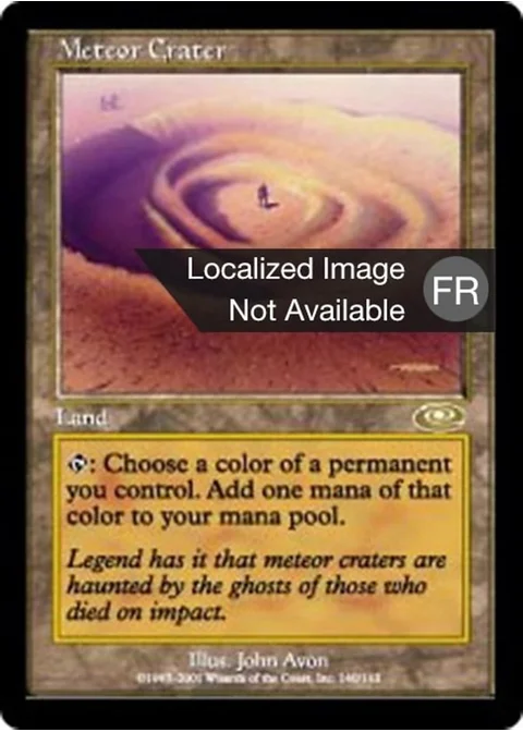 Cratère météoritique