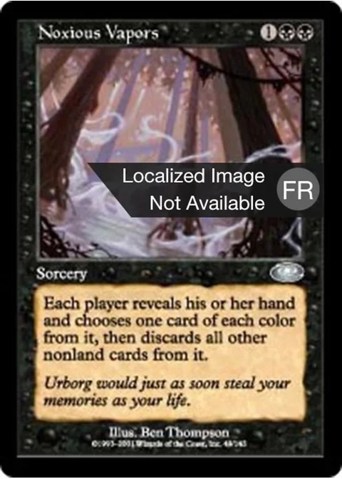 Vapeurs délétères