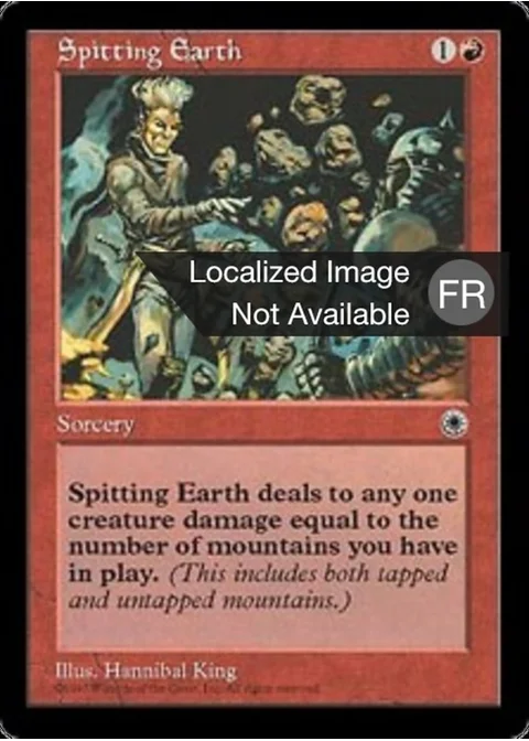 Expectoration tellurique