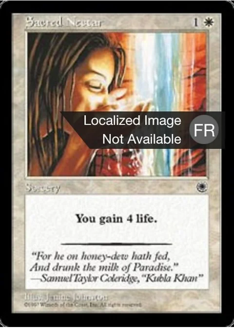 Nectar sacré