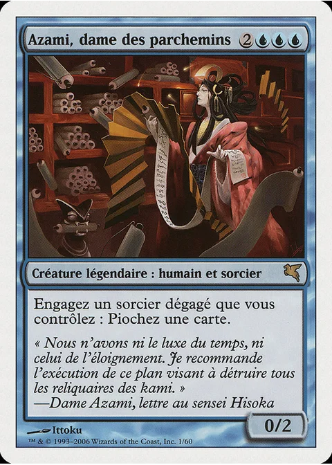 Azami, dame des parchemins