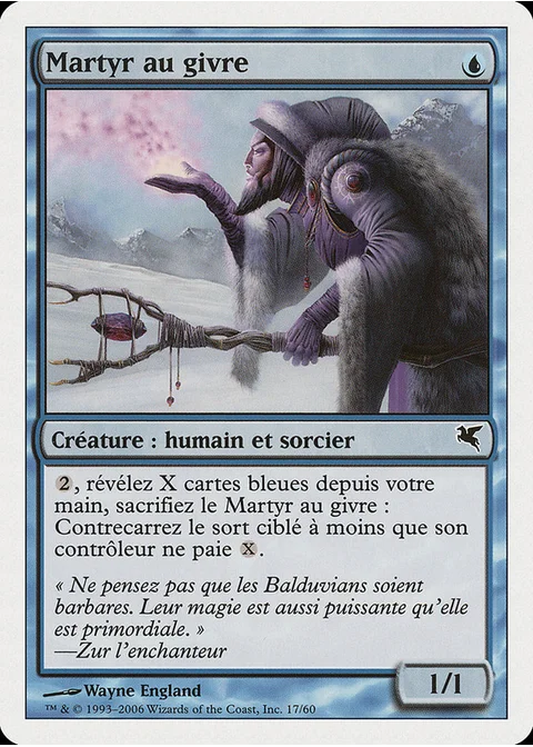 Martyr au givre