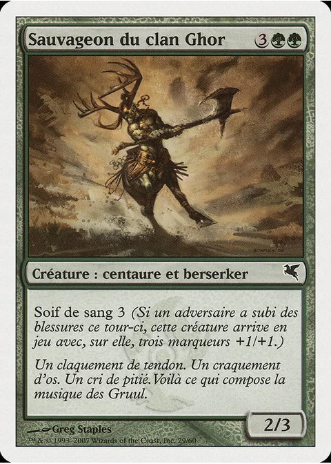 Sauvageon du clan Ghor