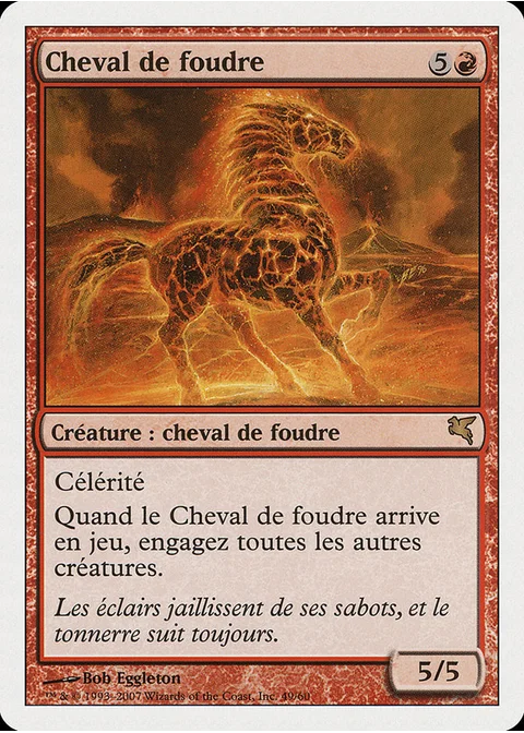 Cheval de foudre