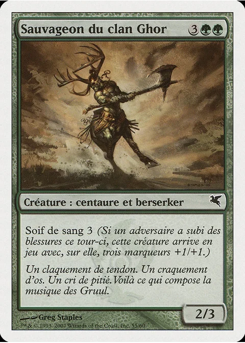 Sauvageon du clan Ghor