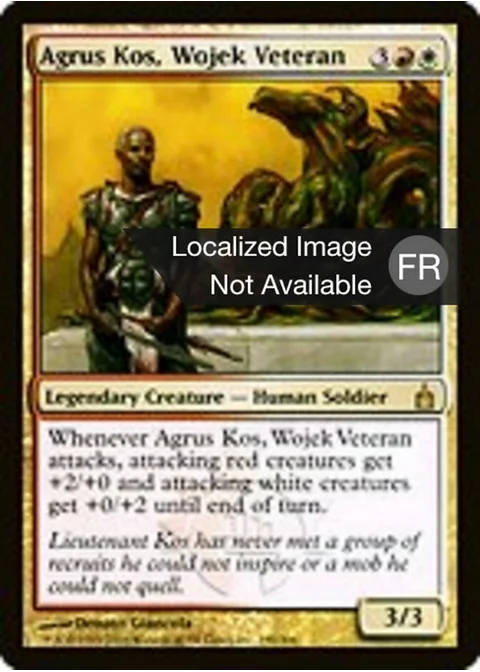 Agrus Kos, vétéran wojek
