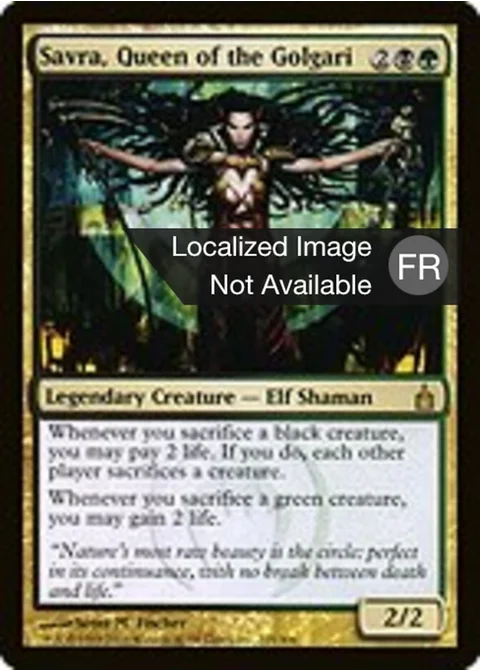 Savra, Reine des Golgari