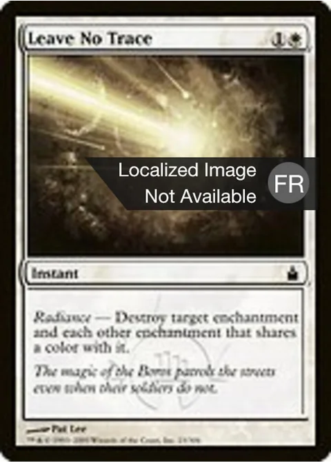 Sans laisser de traces