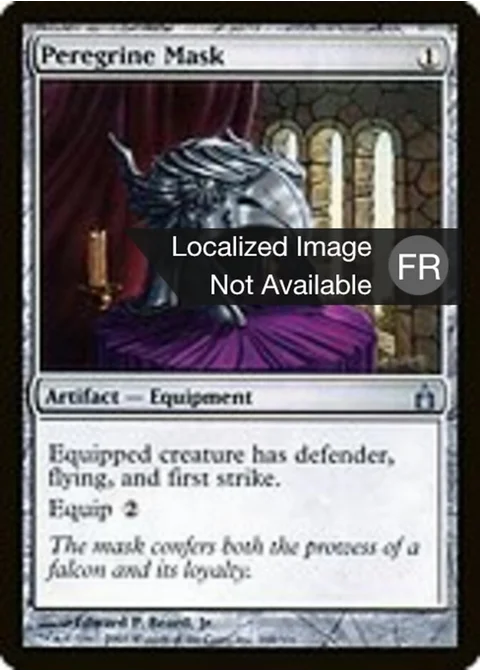 Masque du faucon pèlerin