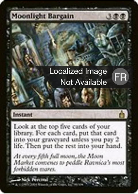 Marché au clair de lune