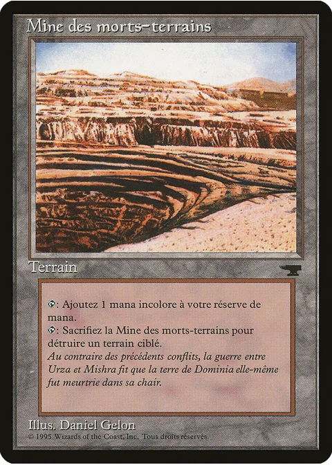 Mine des morts-terrains