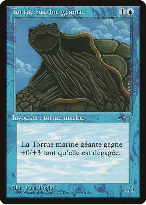 Tortue marine géante