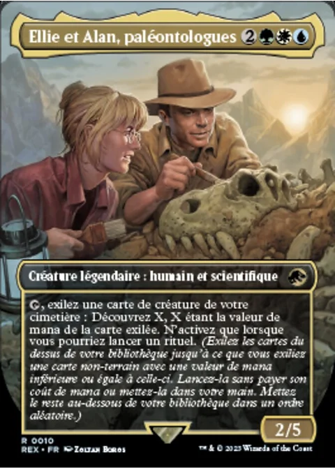 Ellie et Alan, paléontologues