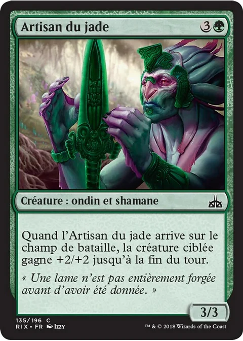 Artisan du jade