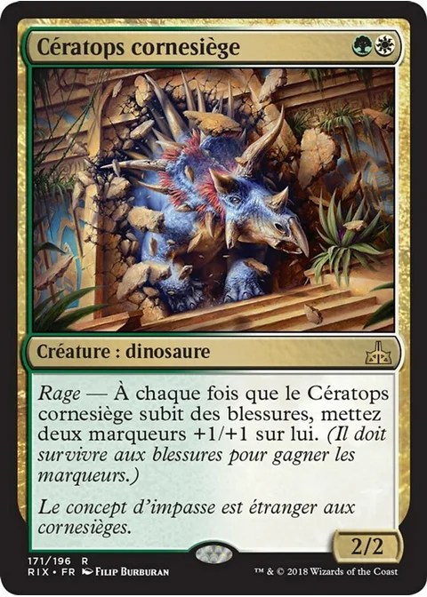 Cératops cornesiège