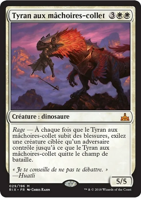 Tyran aux mâchoires-collet