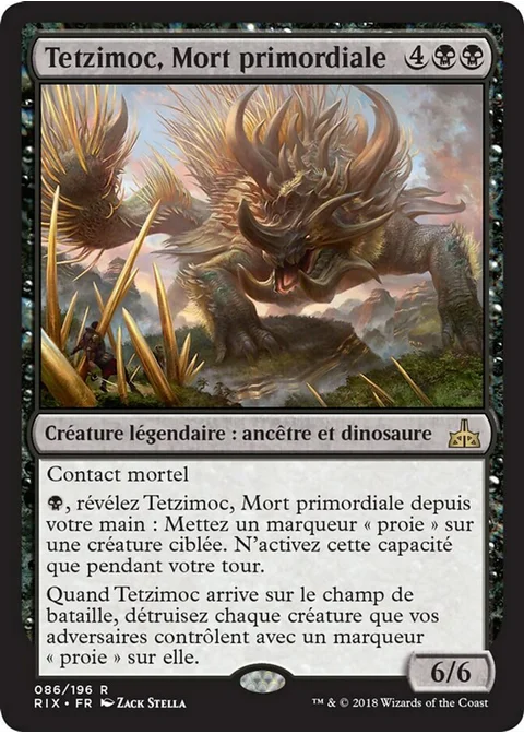 Tetzimoc, Mort primordiale