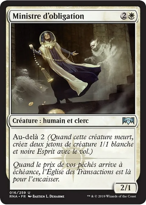 Ministre d'obligation