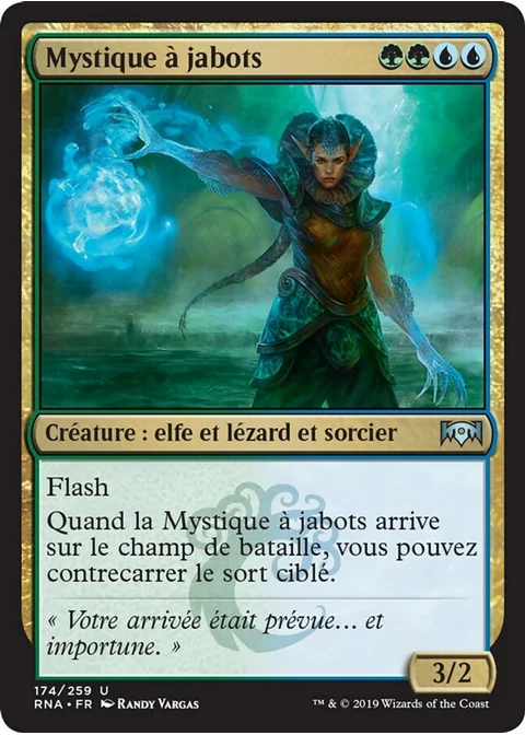 Mystique à jabots