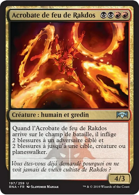 Acrobate de feu de Rakdos