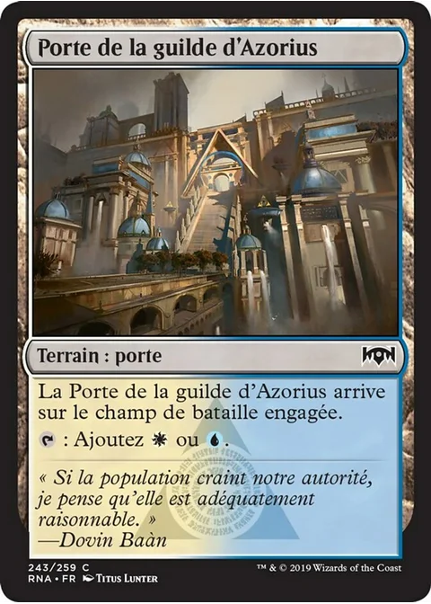 Porte de la guilde d'Azorius