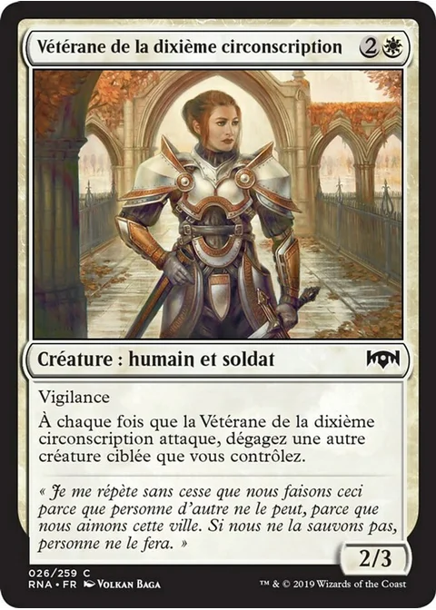 Vétérane de la dixième circonscription