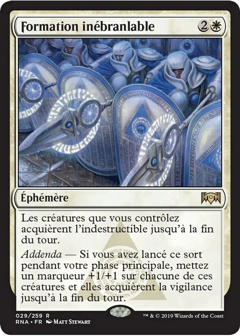 Formation inébranlable