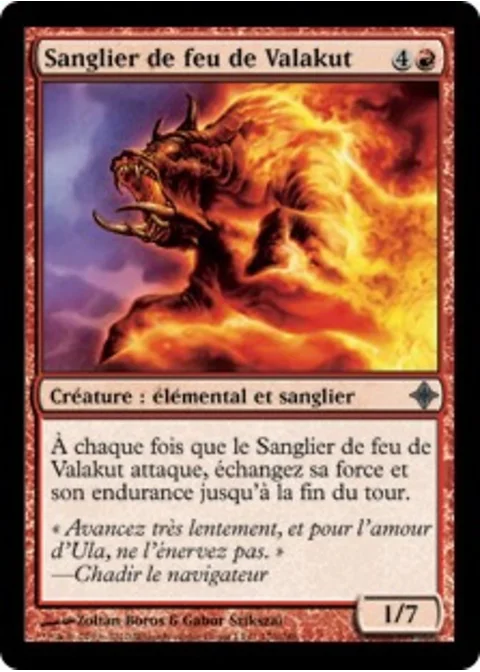 Sanglier de feu de Valakut