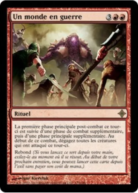 Un monde en guerre