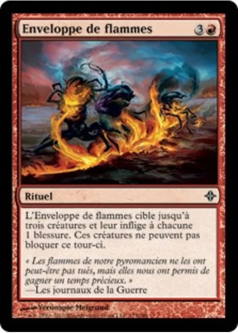 Enveloppe de flammes