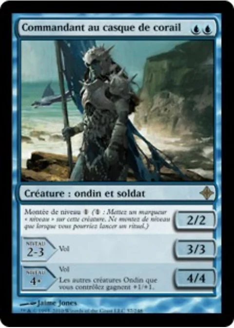 Commandant au casque de corail