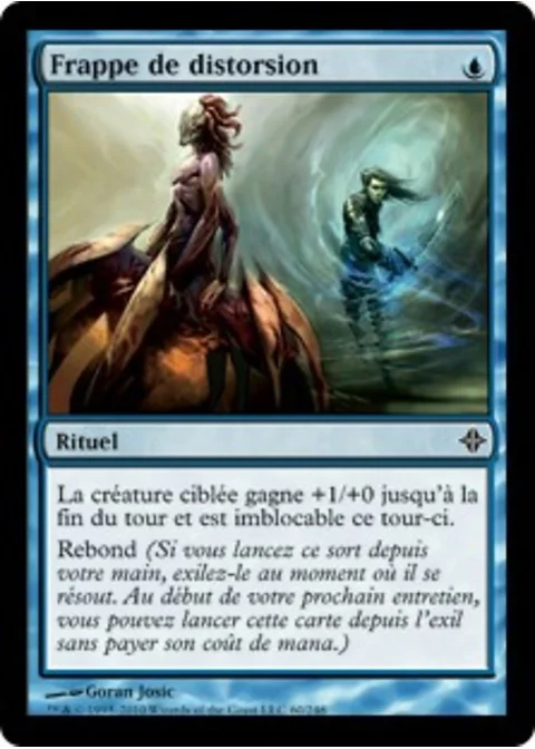 Frappe de distorsion